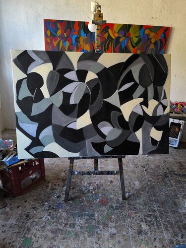 La Danza de las Sombras van Miguel De Miguel, Schilderij te koop op Singulart