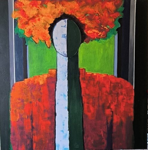Llama del alma van Miguel De Miguel, Schilderij te koop op Singulart