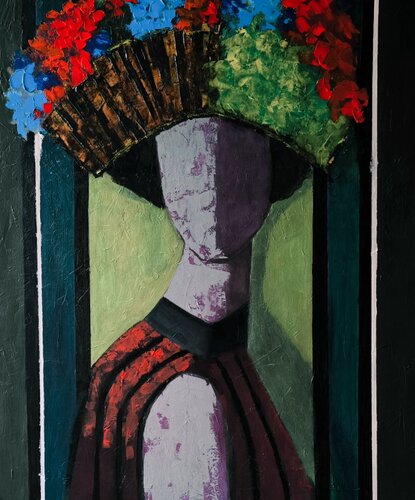 Madre Tierra /Silencio Ancestral van Miguel De Miguel, Schilderij te koop op Singulart