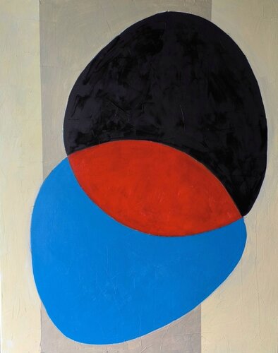 Trinidad del equilibrio (Omaggio a Calder) van Miguel De Miguel, Schilderij te koop op Singulart