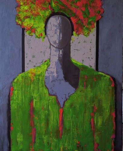 Germinación interior by Miguel De Miguel, 油畫 for Sale on Singulart