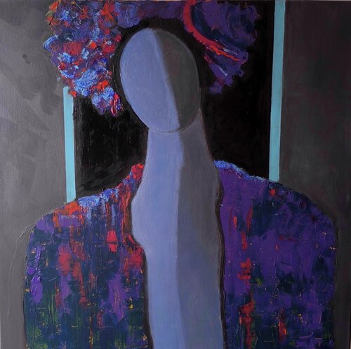 Testa di Donna by Miguel De Miguel, Work on Paper for Sale on Singulart