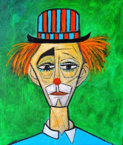 Serie Circo 5 van Miguel De Miguel, Schilderij te koop op Singulart