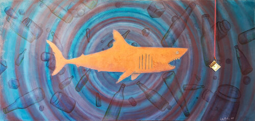 The ontological incompatibility of nature within the spirit of capitalism par Victor Abel, Peinture en vente sur Singulart