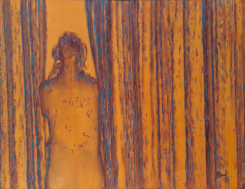 À la fenêtre van Victor Abel, Schilderij te koop op Singulart