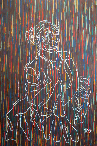 Ménagère affranchie, mais non moins prisonnière de sa condition par Victor Abel, Peinture en vente sur Singulart