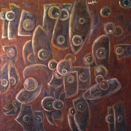 Creatio ergo sum de Victor Abel, Pintura a la venta en Singulart
