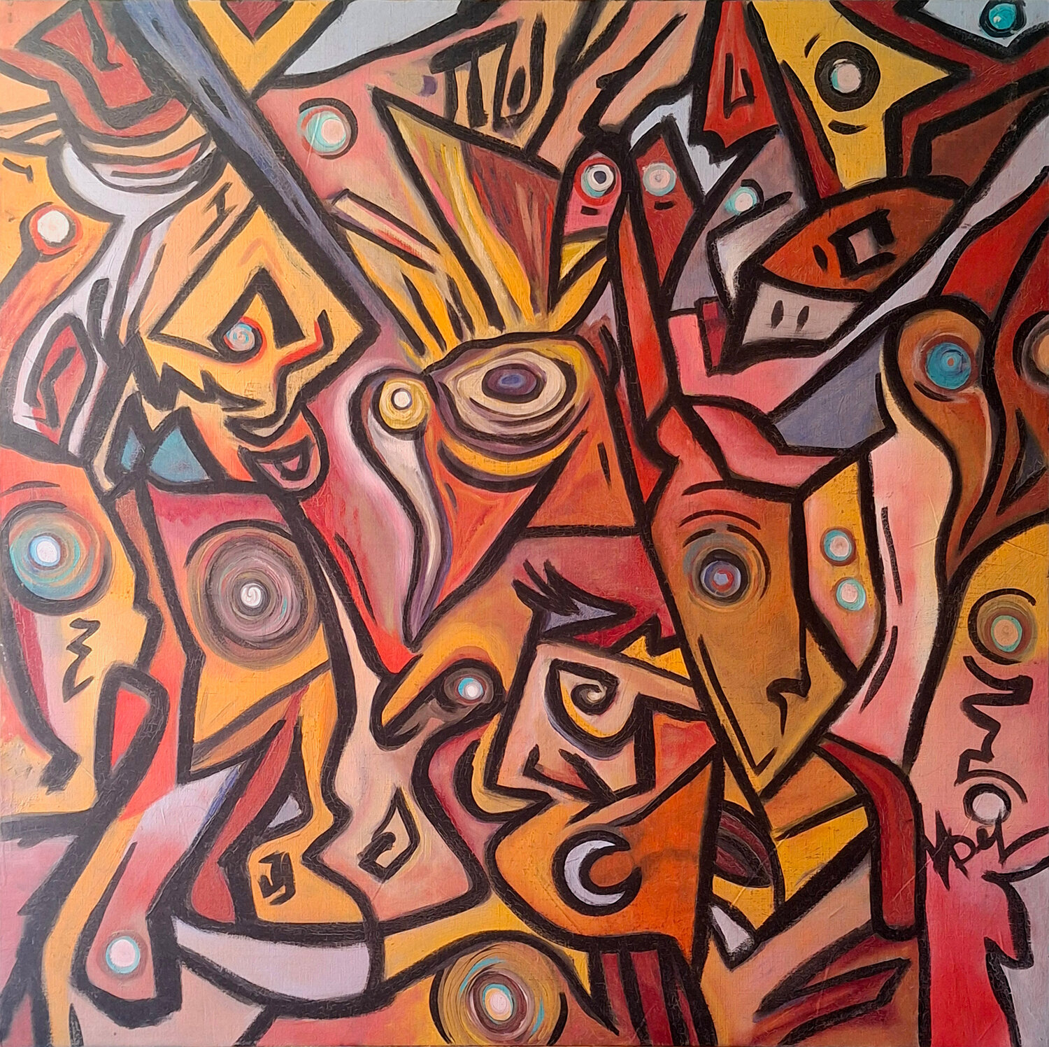Somino sum, je rêve donc je suis Victor Abel Dipinto originale in vendita