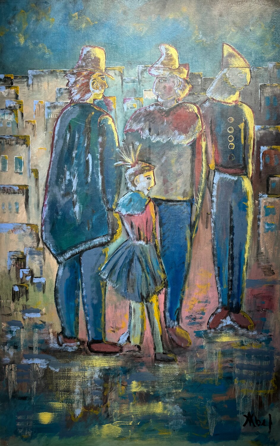 Les quatre Victor Abel