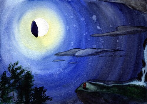 Marionett - Waiting for a friend van Laura Tohila, Schilderij te koop op Singulart