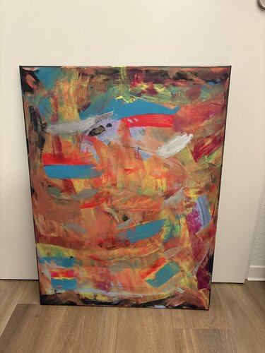 The Dark Color Night par Mathias Eschenbach, Peinture en vente sur Singulart