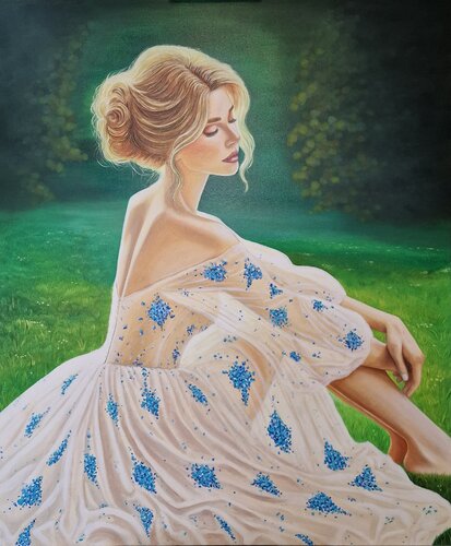 Graceful Stillness von Victoria Shul, Malerei kaufen auf Singulart