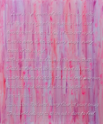 The dance of love and life di Victoria Shul, Pittura in vendita su Singulart
