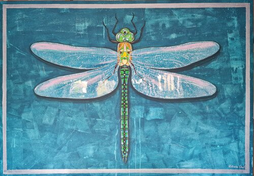 Dragonfly van Victoria Shul, Schilderij te koop op Singulart