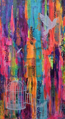 Flight of Liberation van Victoria Shul, Schilderij te koop op Singulart