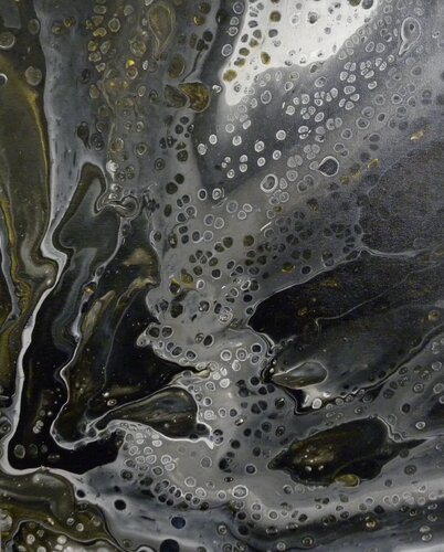 BIANCO/NERO/ORO van Nicola Morea, Schilderij te koop op Singulart