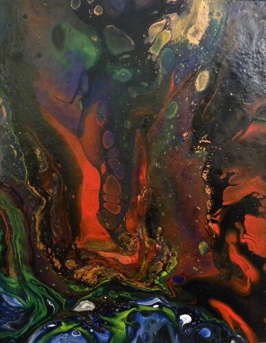 RIFLESSI IN ROSSO von Nicola Morea, Malerei kaufen auf Singulart