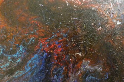 RIFLESSI IN ROSSO von Nicola Morea, Malerei kaufen auf Singulart