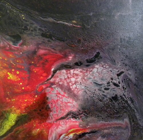 SINFONIA IN ROSSO van Nicola Morea, Schilderij te koop op Singulart