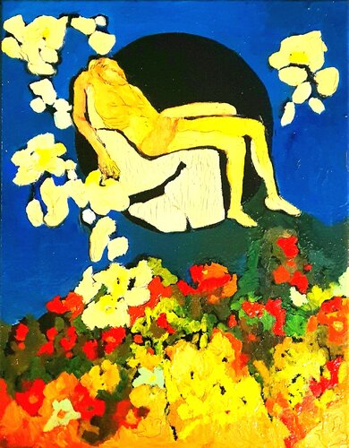 Burning Silence by KATERINA TSITSELA, Painting for Sale on Singulart