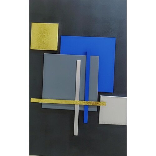 Золото архитектуры с синем акцентом by MASHA NARODIZKI, 기타 매체 for Sale on Singulart
