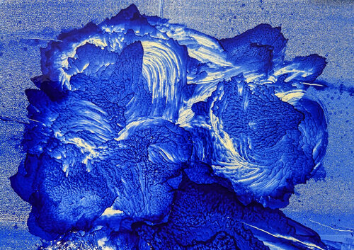 "Flowering mountains" von KOREYBA, Malerei kaufen auf Singulart