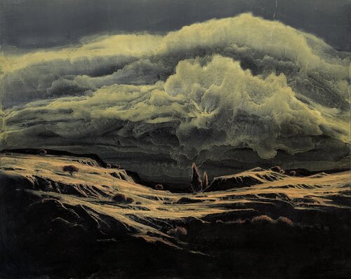 "Approaching" de KOREYBA, Pintura a la venta en Singulart