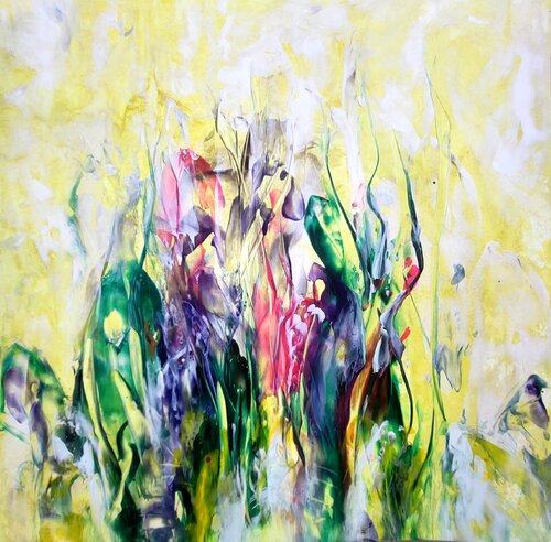 Meadow's  Breath de Ingeborg LUDWIG, Obra en papel a la venta en Singulart