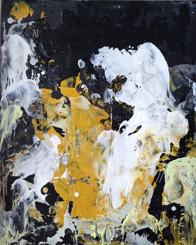 Golden Remains de Ingeborg LUDWIG, Pintura a la venta en Singulart