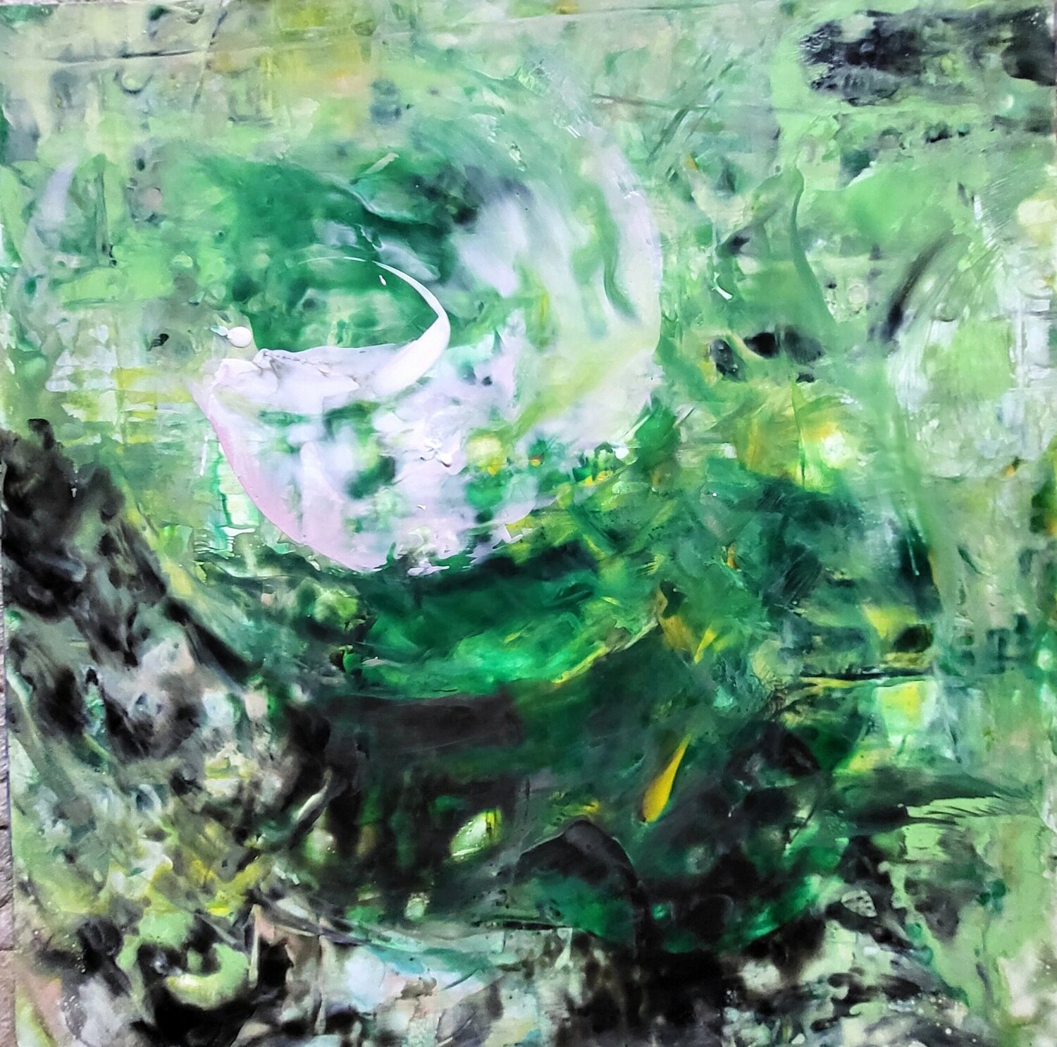 Textured Green Ingeborg LUDWIG