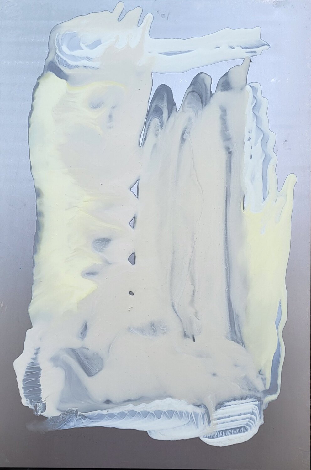 Echoes  of Davos II Ingeborg LUDWIG Original painting for sale