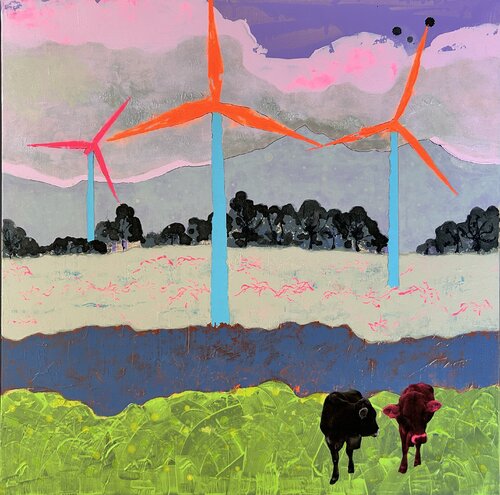 Aussicht 2.0 by Kristin Gezorreck, 회화 for Sale on Singulart