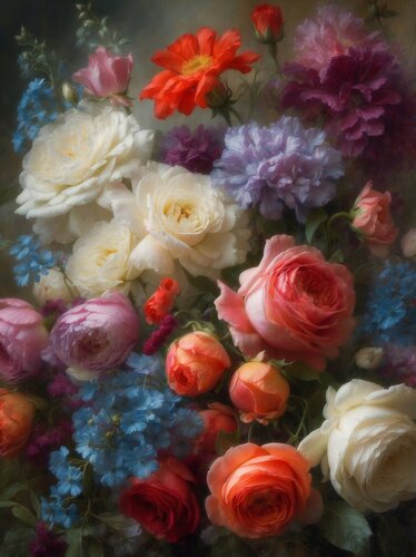 Heaven in Bloom van Uchenna Obinabo-Mabazza, Digitaal te koop op Singulart