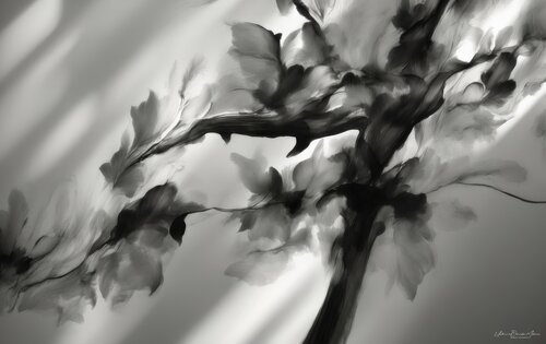 Whisper in Monochrome von Uchenna Obinabo-Mabazza, Druck kaufen auf Singulart