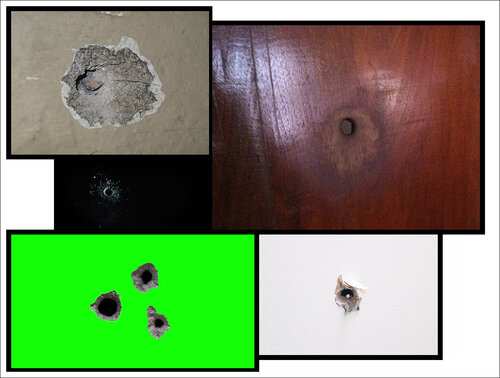 "Work # 754-02: (Untitled # 83) Seven Bullet Holes" by Bruce Eves, Photography for Sale on Singulart