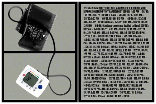 "Sixty-Eight Self-Administered Blood-Pressure Readings Ordered by My Cardiologist" von Bruce Eves, Fotografie kaufen auf Singulart