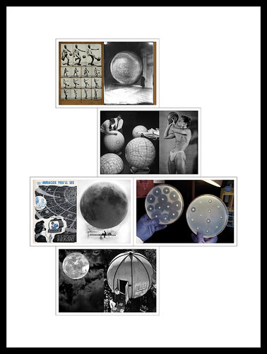 "Work # 769: Nine Found Photos (Heavenly Bodies)" by Bruce Eves, Photography for Sale on Singulart