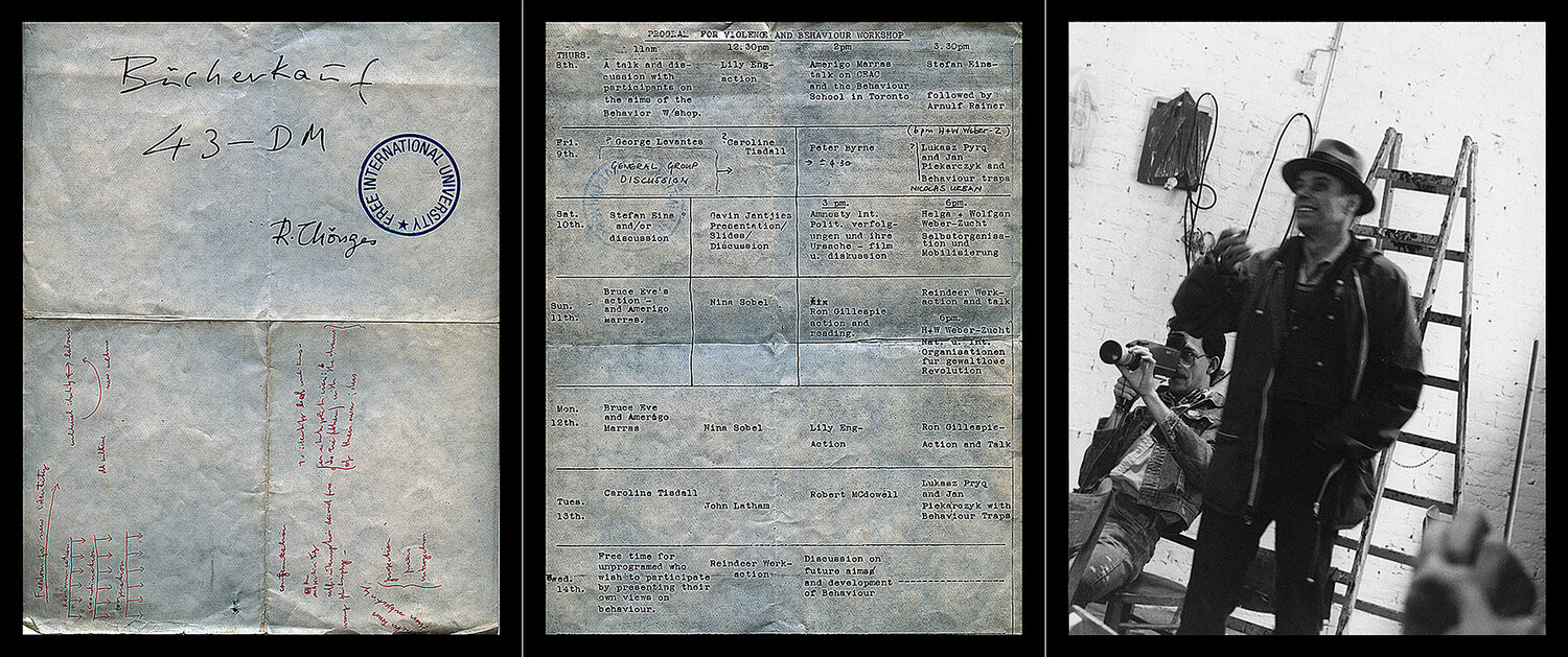 Dossier # 02 (Violence and Behaviour Workshop, Documenta VI) Bruce Eves
