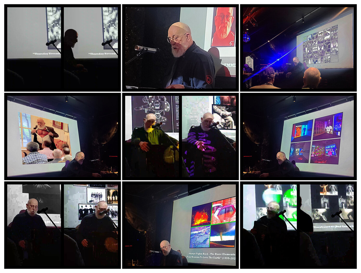 "Work # 966: March 11, 2026. Cock Tales and Cold Beer (A Performance Document)" Bruce Eves