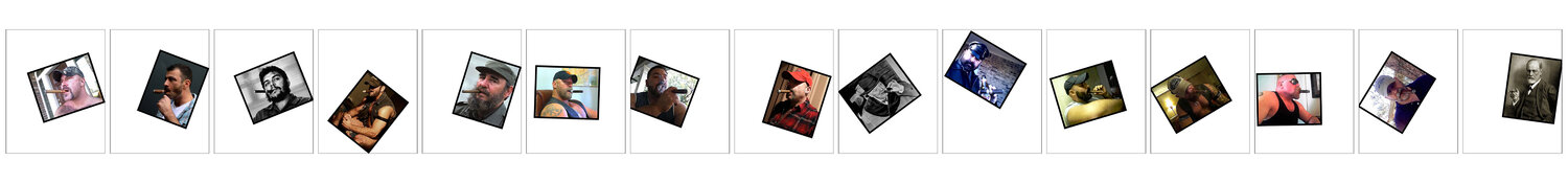 "Work 721: Fifteen Horizontal Lines (Cigars)" Bruce Eves Fotografía en venta