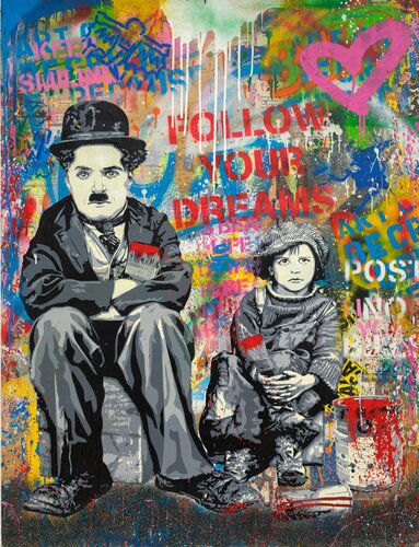 Day Dreaming di Mr. Brainwash, Opera su carta in vendita su Singulart