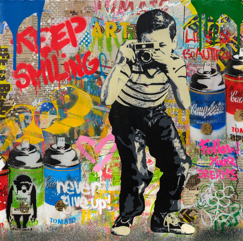 Smile di Mr. Brainwash, Opera su carta in vendita su Singulart