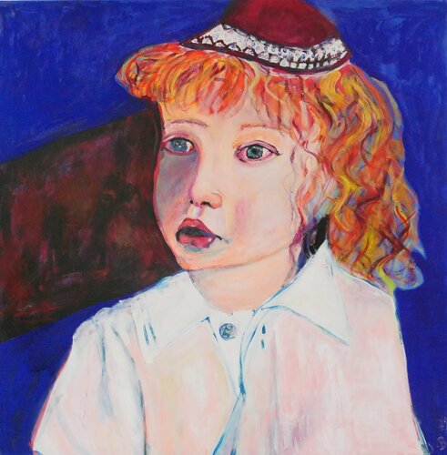 Modern People by Judith Breuer, 油畫 for Sale on Singulart