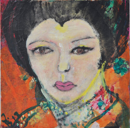 Madame Butterfly van Judith Breuer, Schilderij te koop op Singulart