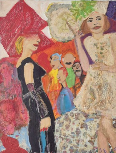 working women van Judith Breuer, Schilderij te koop op Singulart