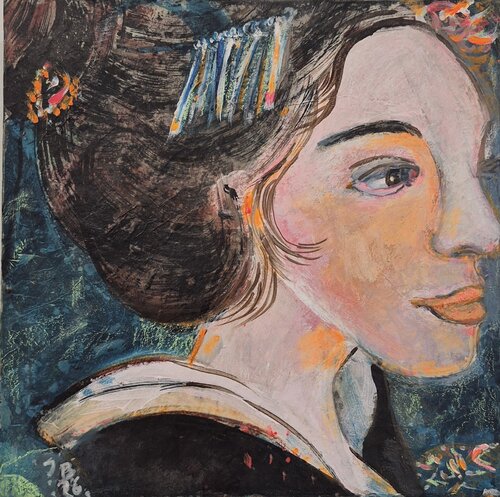 Madame Butterfly van Judith Breuer, Schilderij te koop op Singulart