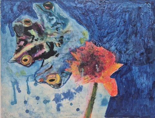 im Botanischen Garten by Judith Breuer, Painting for Sale on Singulart