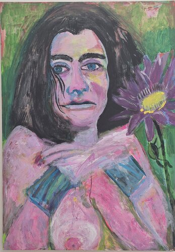 nu - eine Aktserie by Judith Breuer, Painting for Sale on Singulart