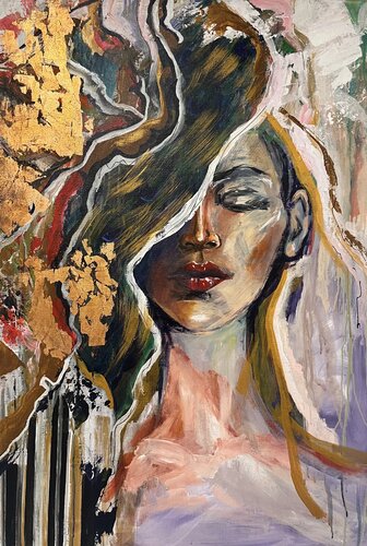 Thoughts par Aksana Pakhomava, Peinture en vente sur Singulart