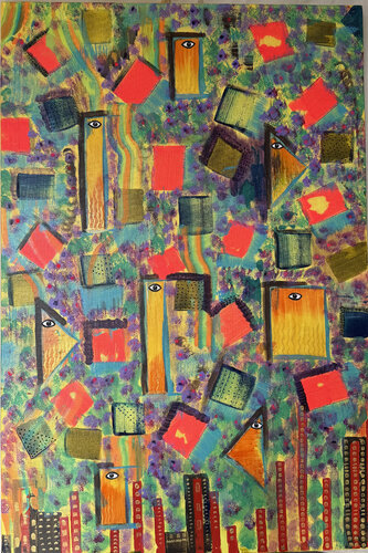 Hello by Rupali Mansinghka, Painting for Sale on Singulart